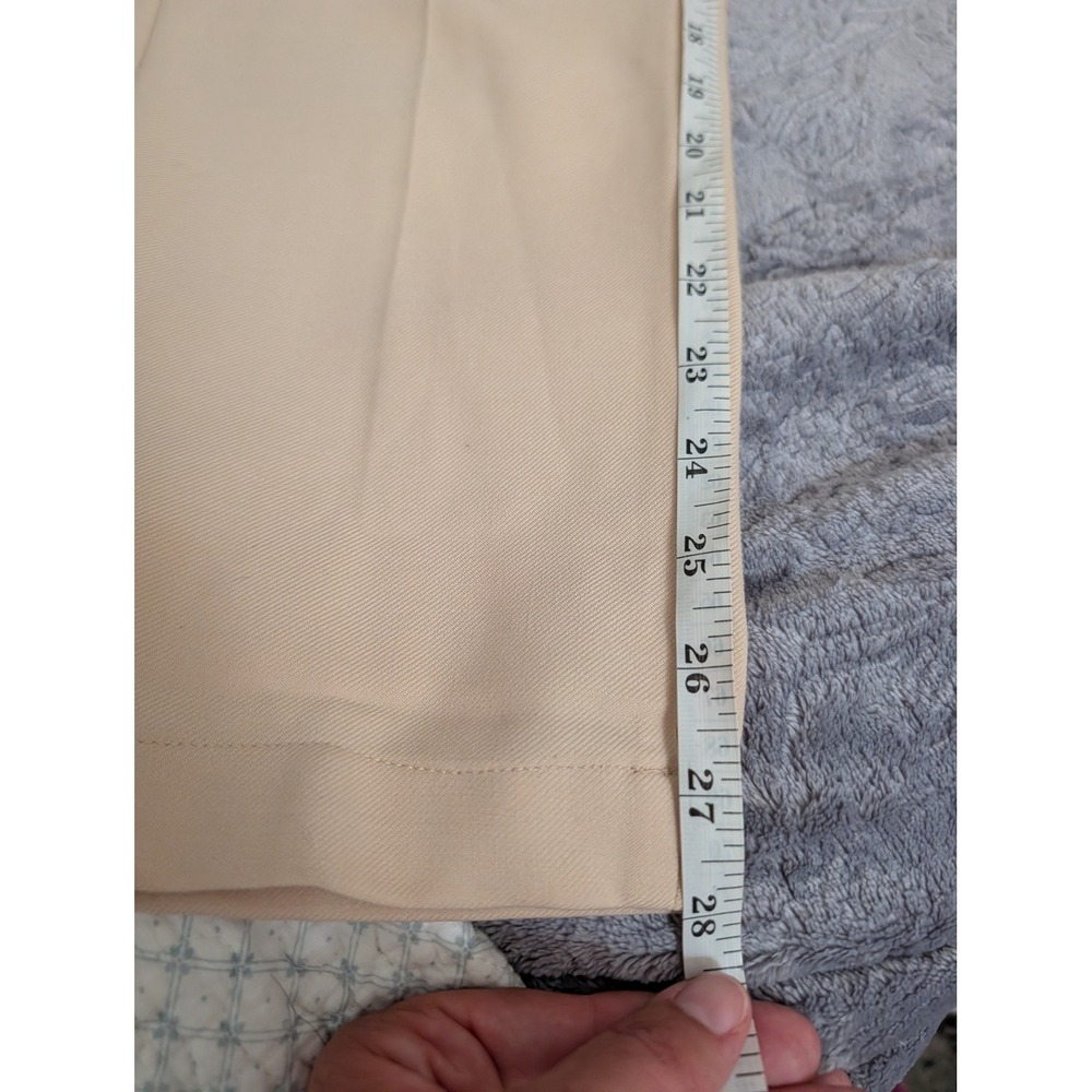 Women's Dorothee Schumacher Cream‎ Wool Blend Pleated Tapered Trousers Size XS - Picture 11 of 11